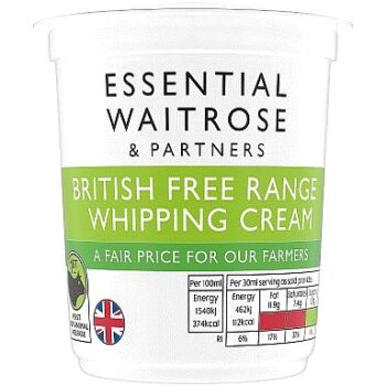Essential Free Range Whipping Cream (300ml)
