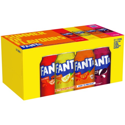 Fanta Variety Summer of Flavours 8x330mlML