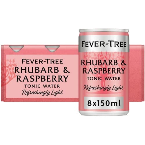 Fever-Tree Rhubarb & Raspberry Tonic Water 8x150 (8 x 150ml)