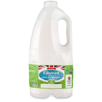 Filtered British Semi Skimmed Milk
