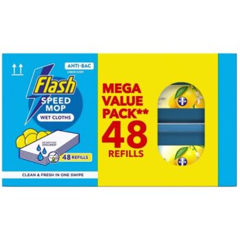 Flash Speed Mop Wet Cloth Multi-Surface Refills Crisp Lemons