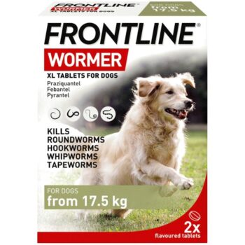 Frontline Wormer Xl Tablets For Dogs (17.5-70Kg) (2 x 17.5kg)