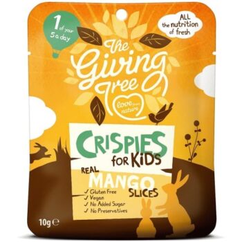 Giving Tree Freeze Dried Mango Crispies for Kids
