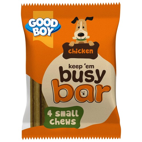 Good Boy Busy Bar Dog Treats 4 Small Chews (108g)