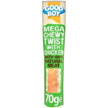 Good Boy Pawsley & Co Mega Chewy Twist with Chicken Dog Treats (70g)