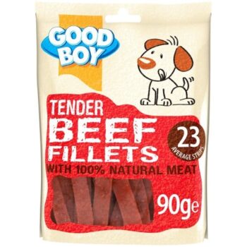 Good Boy Tender Beef Fillets Dog Treats (90g)
