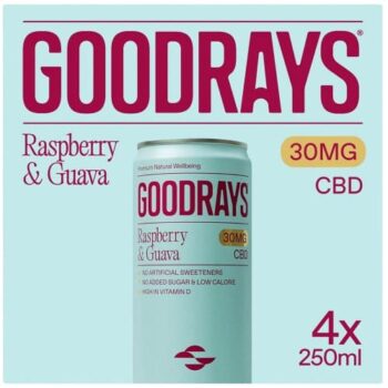 Goodrays CBD Drinks Raspberry & Guava (4 x 250ml)