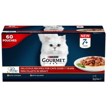 GOURMET Perle Senior 7 Chef's Collection in Gravy Wet Cat Food (60 x 85g)