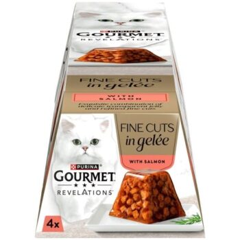 GOURMET Revelations Gelee Salmon in Jelly Wet Cat Food (4 x 57g)