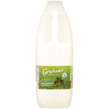 Graham's the Family Dairy Organic Semi Skimmed (2 Litre)