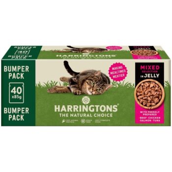 Harringtons Mixed Selection Wet Cat Food in Jelly Multi Pack (40 x 85g)