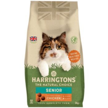 Harringtons Senior Complete Chicken Dry Cat Food (2kg)