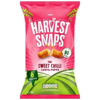 Harvest Snaps Thai Sweet Chilli Lentil Puffs Crispy (6 x 18g)
