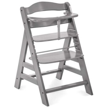 Hauck Alpha+ Wooden Highchair Grey