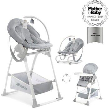 Hauck Sit n Relax 3 in 1 Stretch Grey