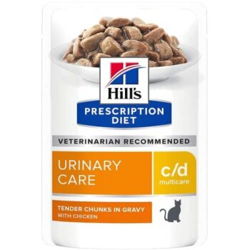 Hill's Prescription Diet C D Multicare Urinary Care Wet Cat Food Chicken (12 x 85g)