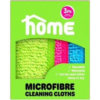Home Micro Fibre Cleaning Cloths (3)