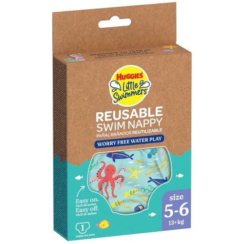 Huggies Little Swimmers Reusable Swim Pant Size 5-6 (13kg )