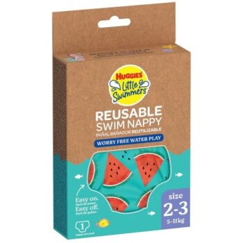 Huggies Little Swimmers Reusable Swim Pant Watermelon Size 2-3 (5-11kg)