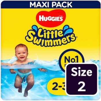 Huggies Little Swimmers Swim Nappies Size 2-3 3kg-8kg 7lb-18lb 20 Pants (20)