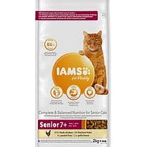 Iams Dry Senior Cat Food Chicken