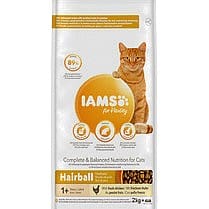 Iams Hairball Dry Adult Cat Food Chicken