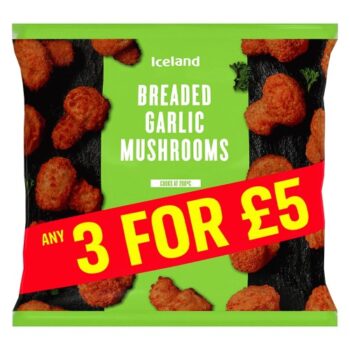 Iceland Breaded Garlic Mushrooms (280g)