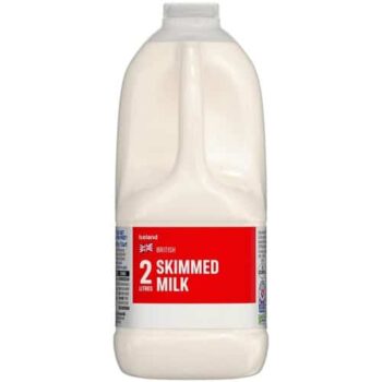 Iceland British Skimmed Milk (2 Litre)