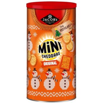 Jacob's Mini Cheddars Original Cheese Baked Snacks Tub (260g)
