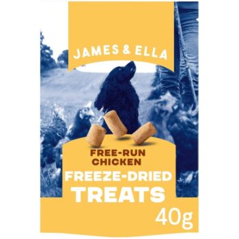 James & Ella Freeze-Dried Raw Chicken Dog Treats (40g)