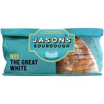 Jason's The Great White Straight Up Sourdough Loaf (450g)