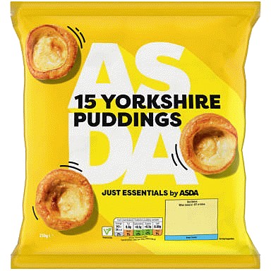JUST ESSENTIALS by ASDA Just Essentials 15 Yorkshire Puddings (230g)