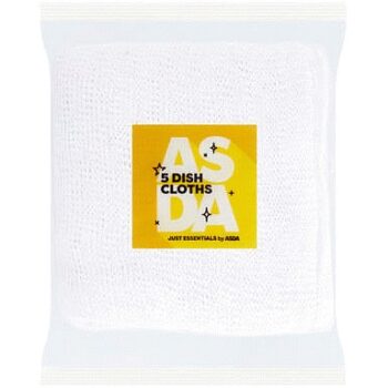 JUST ESSENTIALS by ASDA Just Essentials 5 Dish Cloths