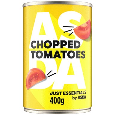 JUST ESSENTIALS by ASDA Just Essentials Chopped Tomatoes (400g)