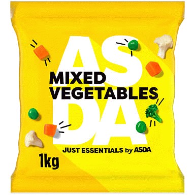 JUST ESSENTIALS by ASDA Just Essentials Mixed Vegetables (1kg)