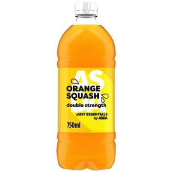JUST ESSENTIALS by ASDA Just Essentials Orange Squash (750ml)