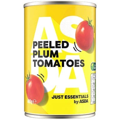 JUST ESSENTIALS by ASDA Just Essentials Peeled Plum Tomatoes (400g)