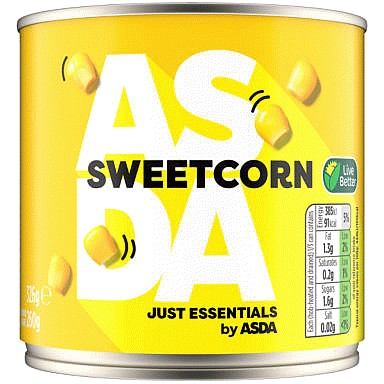 JUST ESSENTIALS by ASDA Just Essentials Sweetcorn (326g)