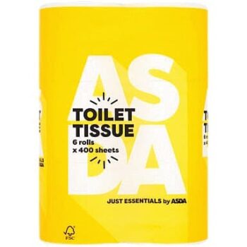 JUST ESSENTIALS by ASDA Just Essentials Toilet Tissue 6 Rolls
