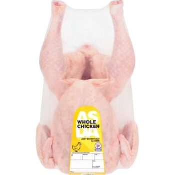 JUST ESSENTIALS by ASDA Just Essentials Whole Chicken (Typically 1.5KG)