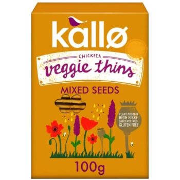 Kallo Veggie Thins Mixed Seeds (100g)