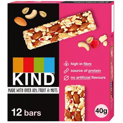 KIND White Chocolate Raspberry (12 x 40g)