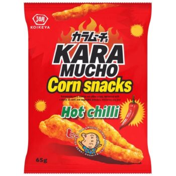 Koikeya Karamucho Corn Snacks Hot Chilli