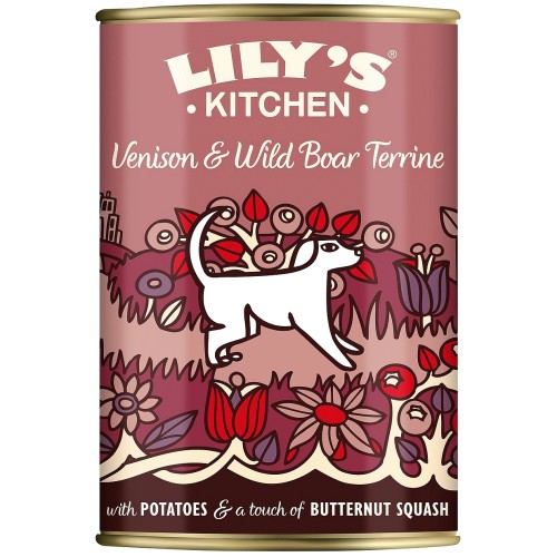Lily's Kitchen Venison & Wild Boar Terrine For Dogs (400g)