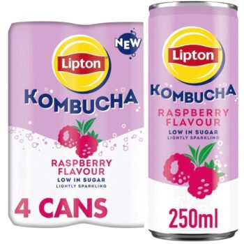 Lipton Kombucha Raspberry (4 x 250ml)