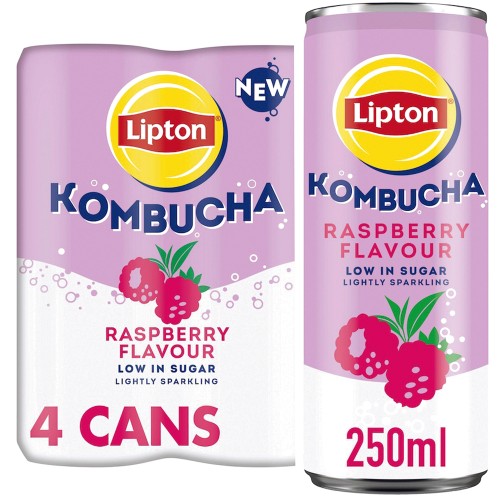 Lipton Kombucha Raspberry (4 x 250ml)