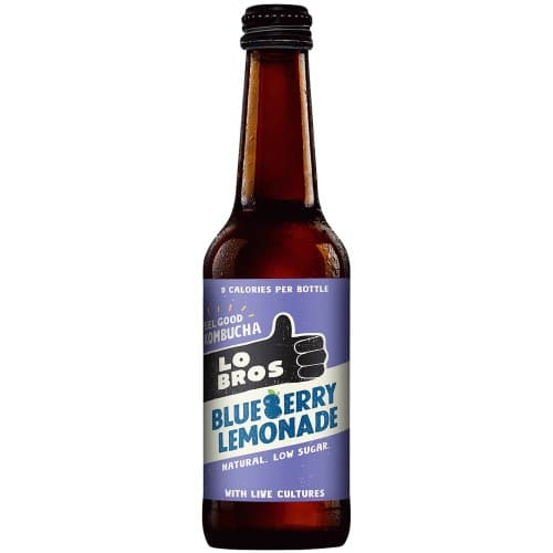 Lo Bros Blueberry Lemonade Kombucha (330ml)