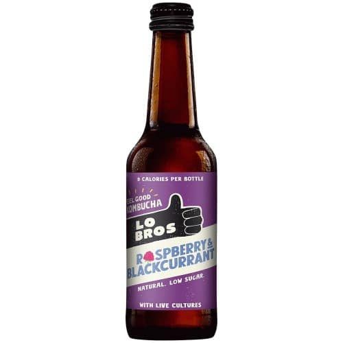 Lo Bros Kombucha Raspberry & Blackcurrant (330ml)