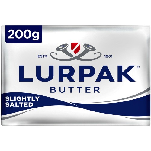Lurpak Slightly Salted Butter (200g)