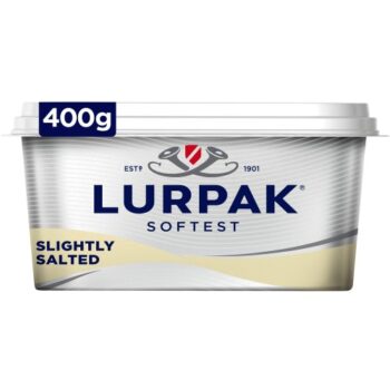 Lurpak Softest Spreadable Blend of Butter & Rapeseed Oil (400g)
